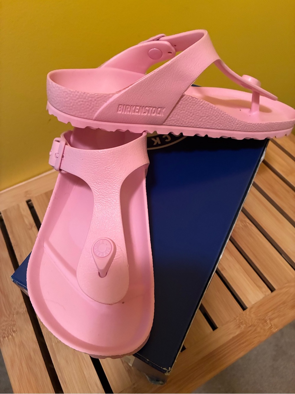 Birkenstock Gizeh EVA Thong Sandal.  Fondant Pink
Size 37 New.  Never Worn.